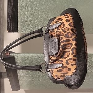 Dolce and Gabbana leopard handbag